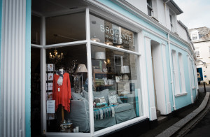 Above: Brocante, Fowey.