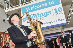 Above: Graeme Airth on the saxophone.