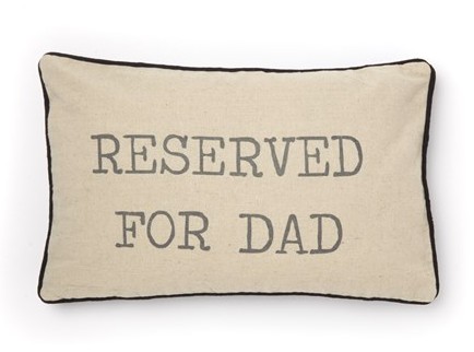 Above: A best seller at Alligator Pear was a Reserved For Dad cushion from Sass & Belle.