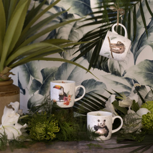 Above: Among the company’s most popular products are Wrendale by Royal Worcester mugs for Portmeirion.