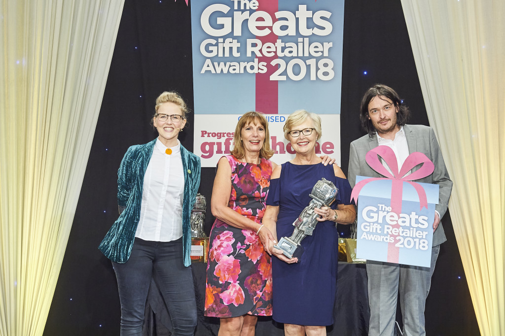 Above: Alligator Pear’s owner Maggie Thornton (right) is shown at The Greats in May with assistant manager Angie Pipe, a finalist in The Greats Retail Employee of the Year category.