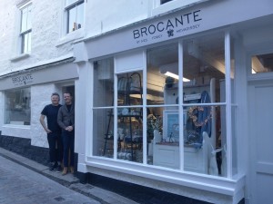 Above: The newly opened Brocante store in St. Ives.