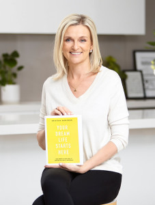 Above: Kikki.K’s founder Kristina Karlsson with her book Your Dream Life Starts here.