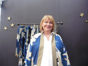 bove: Rona Stevenson, co-founder of One Hundred Stars and Within Reason gift shop in Sheffield.