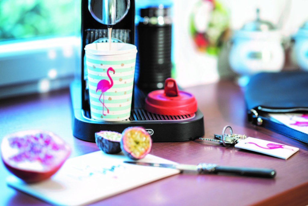 Above: A reusable BambooCup coffee cup. The range is distributed by Blue Eyed Sun in the UK.