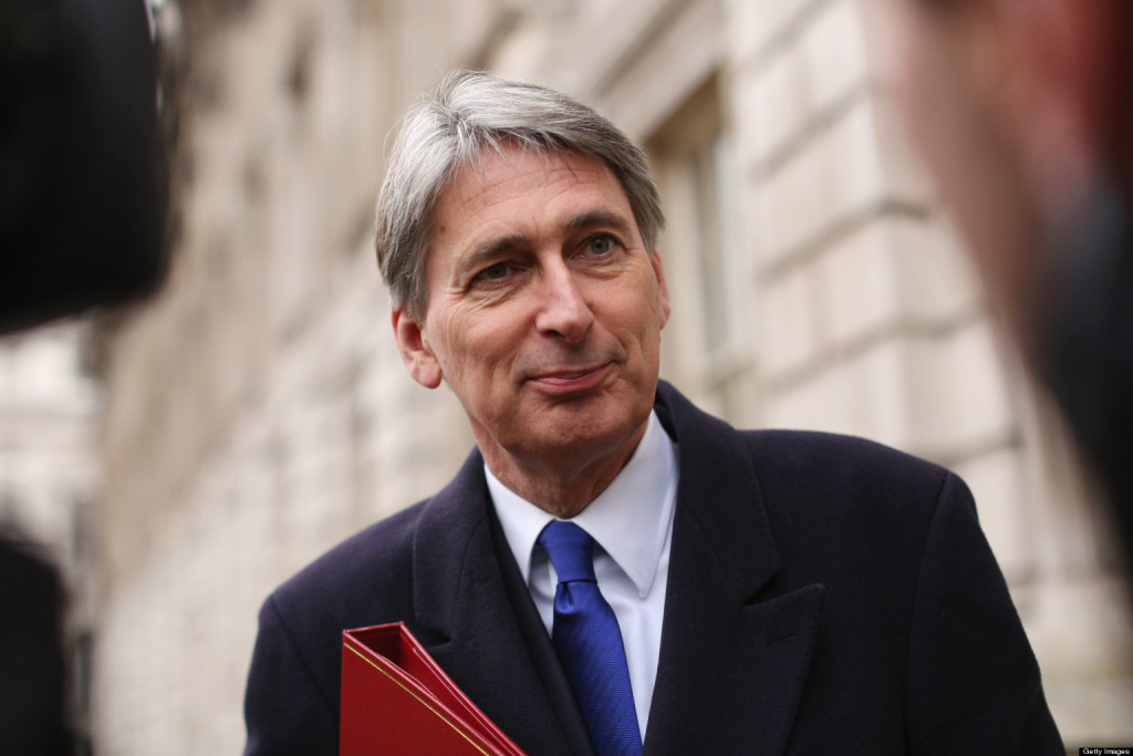 Above: Chancellor Philip Hammond is under pressure to save Britain’s high streets.