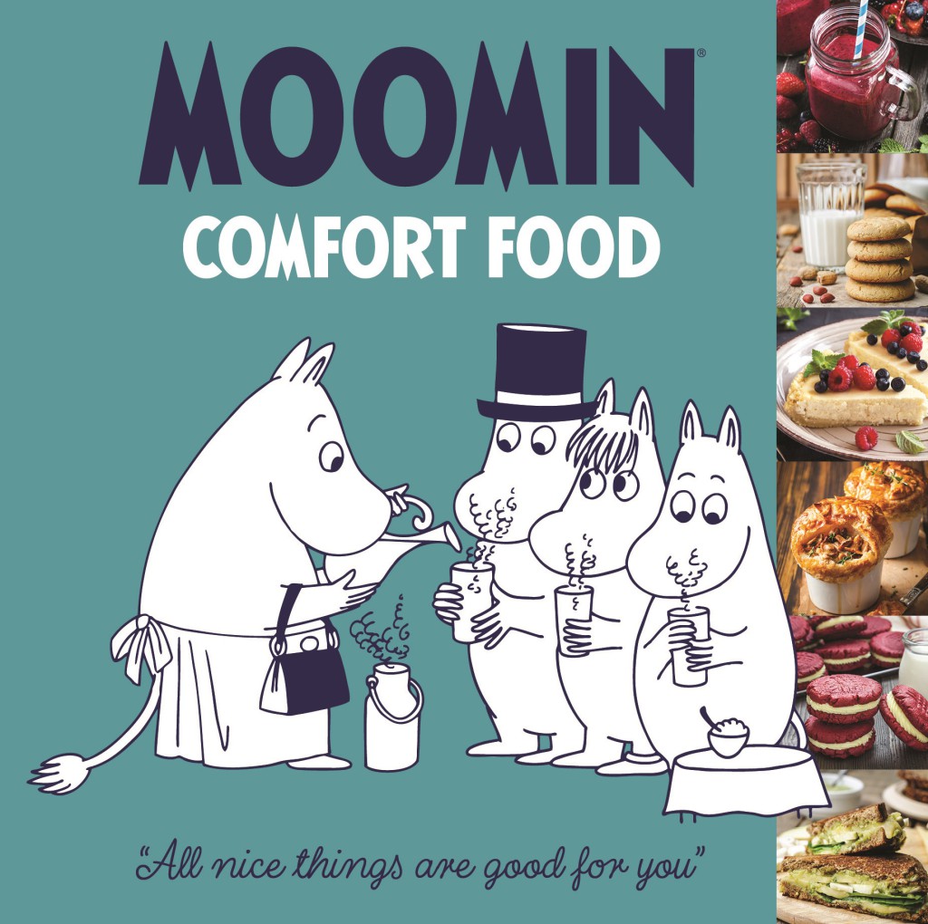 Above: Moomin Confort Food is published under Half Moon Bay’s new Ice House Books imprint.