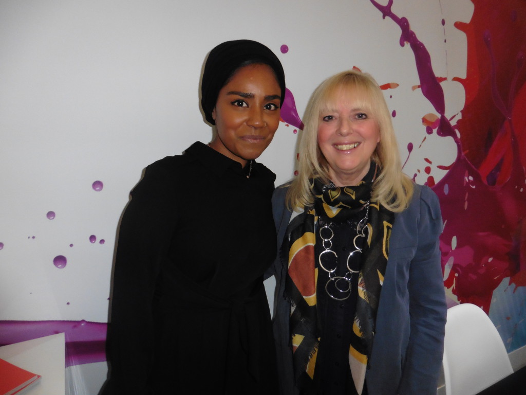 Above: Nadiya with GiftsandHome.net’s Sue Marks.