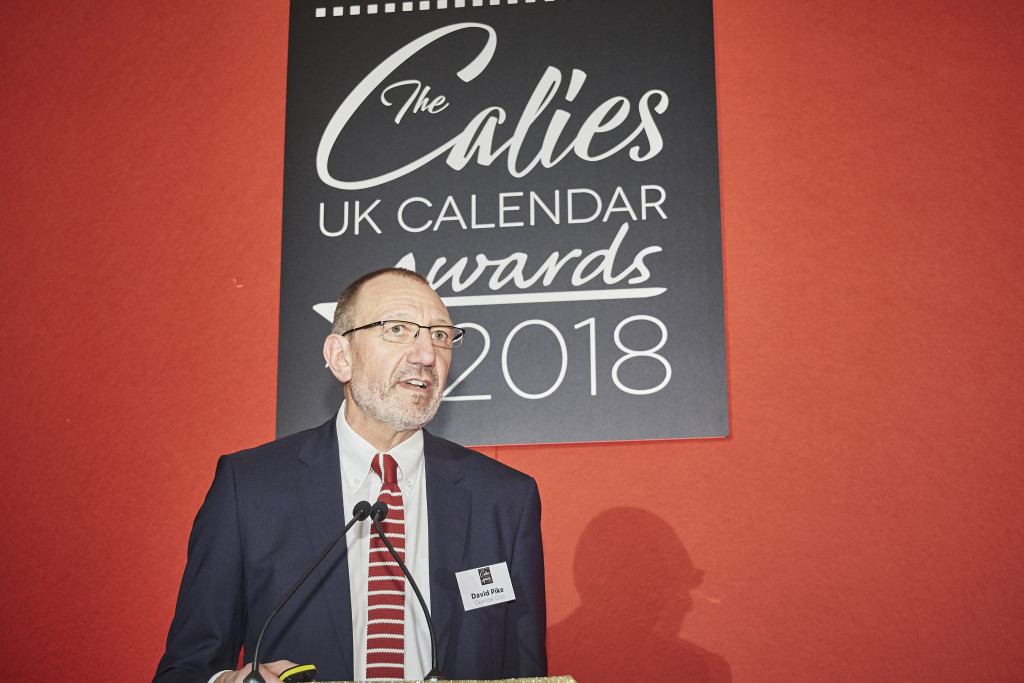 Above: David Pike, group director of Calendar Club and Carousel Calendars, shared his wisdom at The Calies Awards.