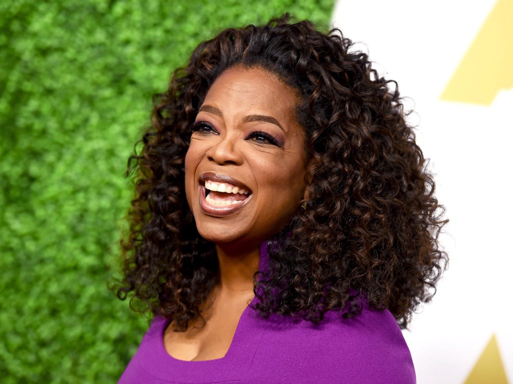 Above: Oprah Winfrey.