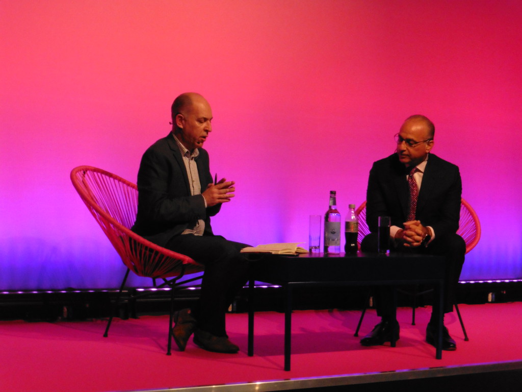 Above: Theo Paphitis was the keynote speaker at Autumn Fair.