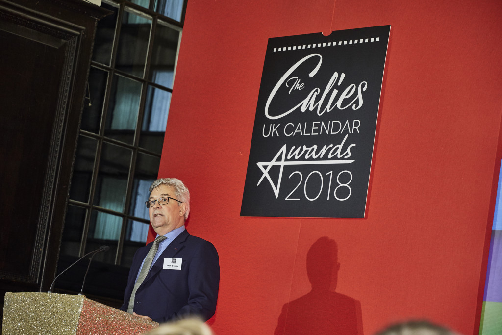 Above: The Calies Calendar Ambassador Award 2018 winner Jack Straw, managing director of BrownTrout.