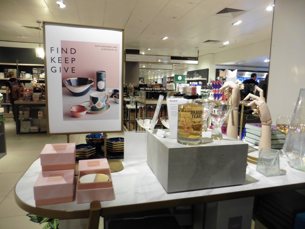 Above: John Lewis & Partners’ new Find Keep Give gift department.