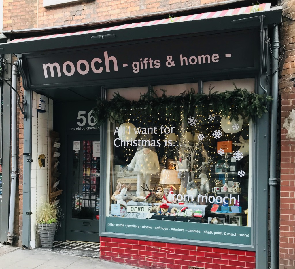 Above: Among the 30 shops taking part in Festive Shop Trail was mooch home & gift.