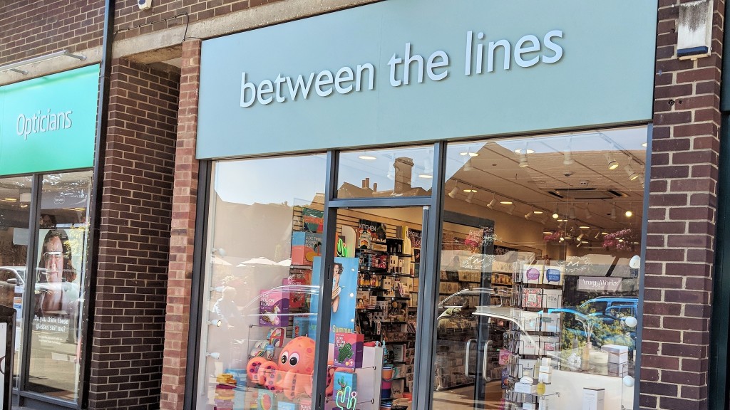 Above: Between The Lines opened three shops in 2018.