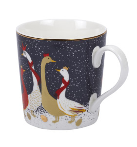 Above: The Sara Miller London Portmeirion Geese mug that was used by Lorraine.