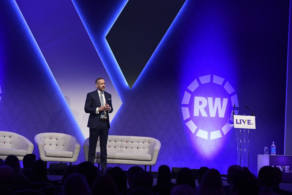 Above: Retail Week’s Chris Brook-Carter shared his views about the future of retail at the Retail Week Live conference.
