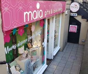 Above: Maia Gifts, Glasgow.