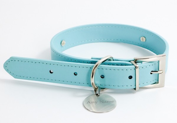 Above: A personalised pet collar.