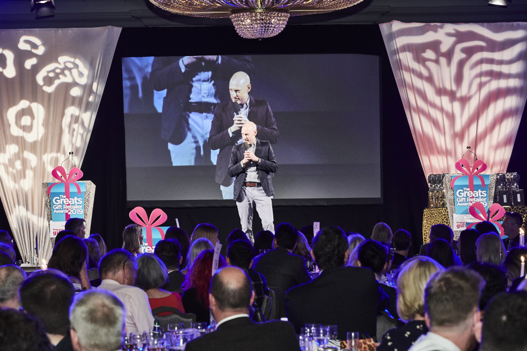 Above: Making everyone laugh before the Awards took place was comedian and Greats compere Henry Paker.