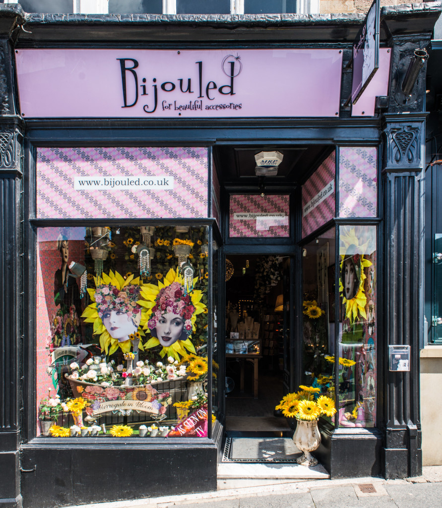 Above: Bijouled’s summer window.