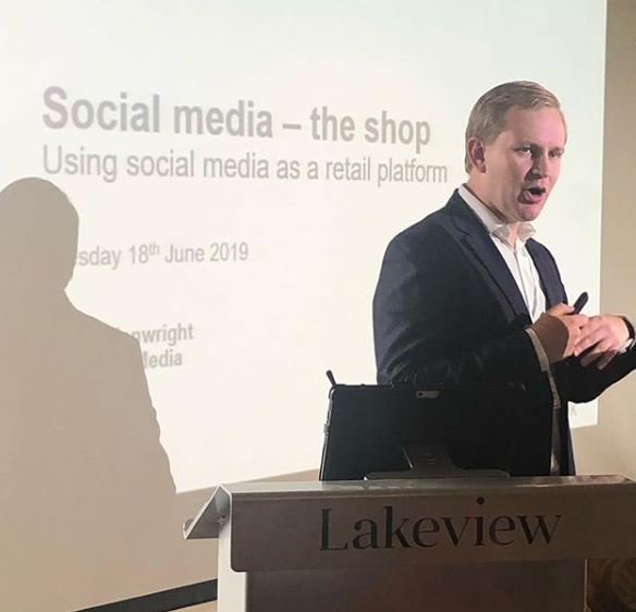 Above: Social media guru David Glenwright was among the speakers at the recent GA AGM.