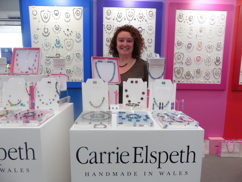 Above: Exhibitors in Design Point 1 included regular Home & Gift exhibitor Carrie Elspeth.