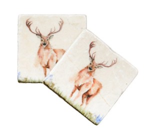 Above: Kate of Kensington Woodland Stag coasters.