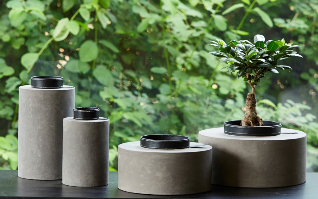 Above: Pots and vases made from recycled paper will be showcased on the Lubech Living stand.
