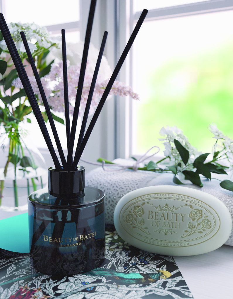 Above: The Somerset Toiletries Company’s luxury Beauty of Bathreed diffuser and soap bar have been shortlisted in the Pure Beauty Awards.