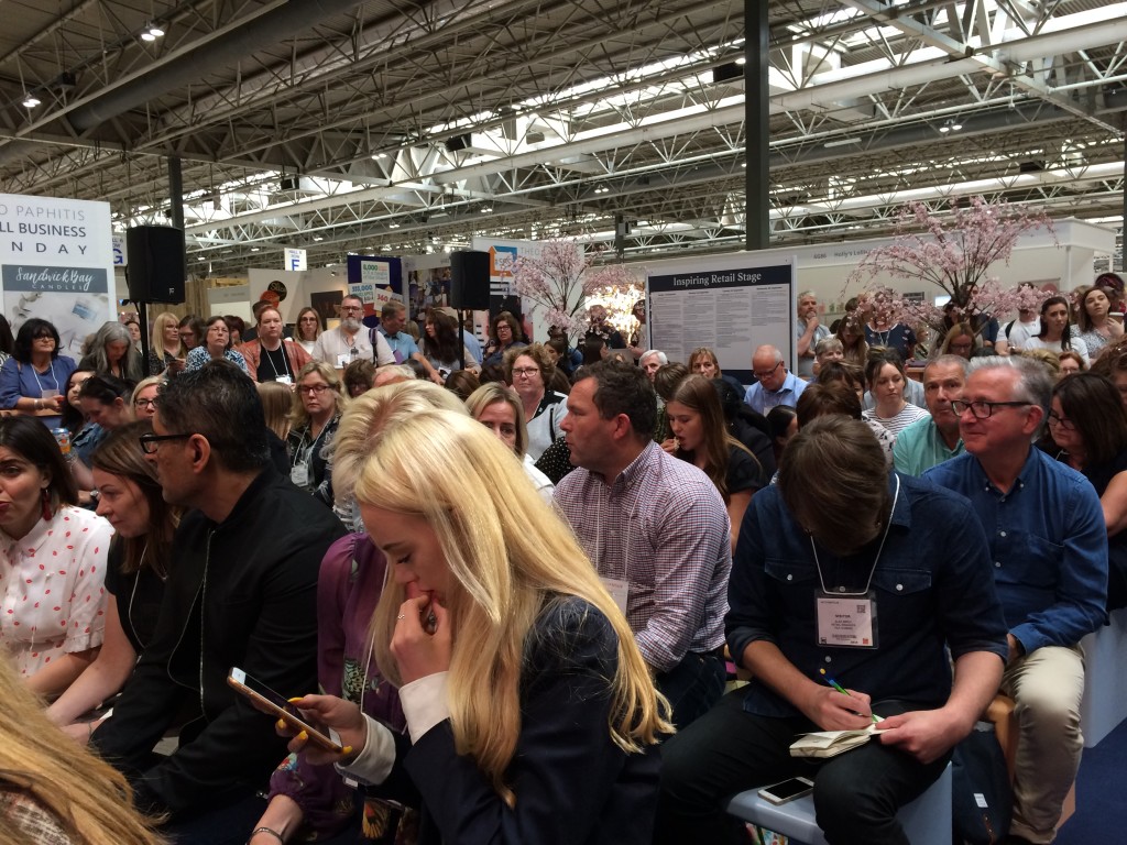 Above: Among the attendees at the Mary Portas seminar at this week’s Autumn Fair.