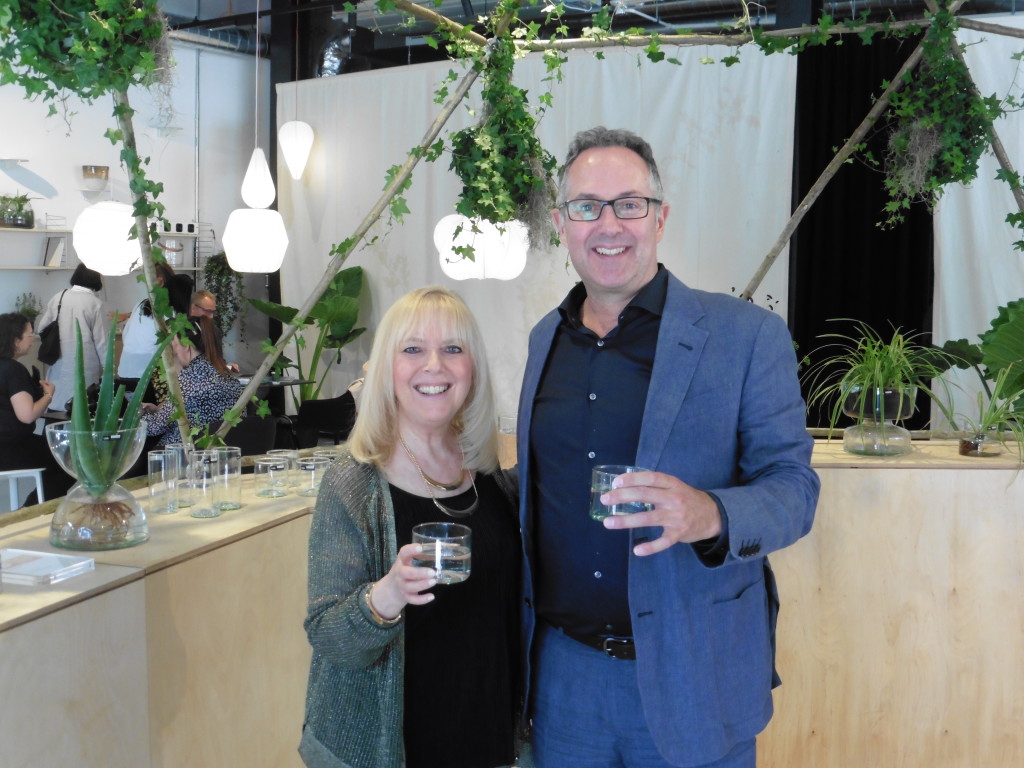 Above: LSA’s managing director Richard Smedley is shown with GiftsandHome.net’s editor Sue Marks, at a media event held on September 19 at The Greenhouse in Coal’s Drop Yard.