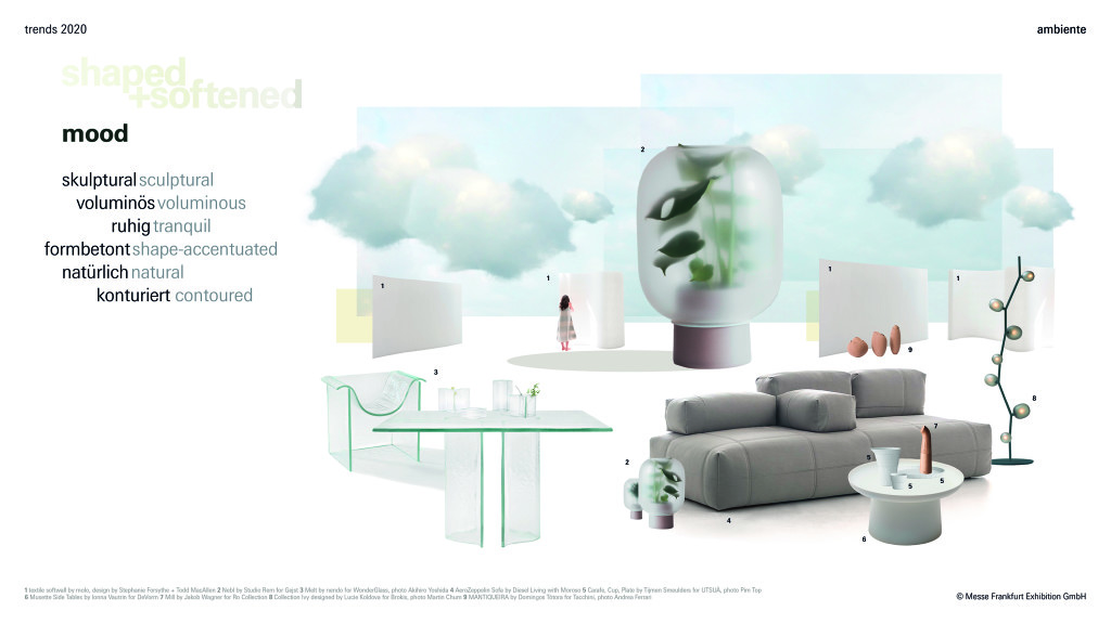 Above: Ambiente Trends 2020: shaped + softened.