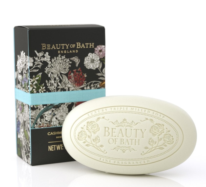 Above: A Beauty of Bath soap bar from The Somerset Toiletry Company.