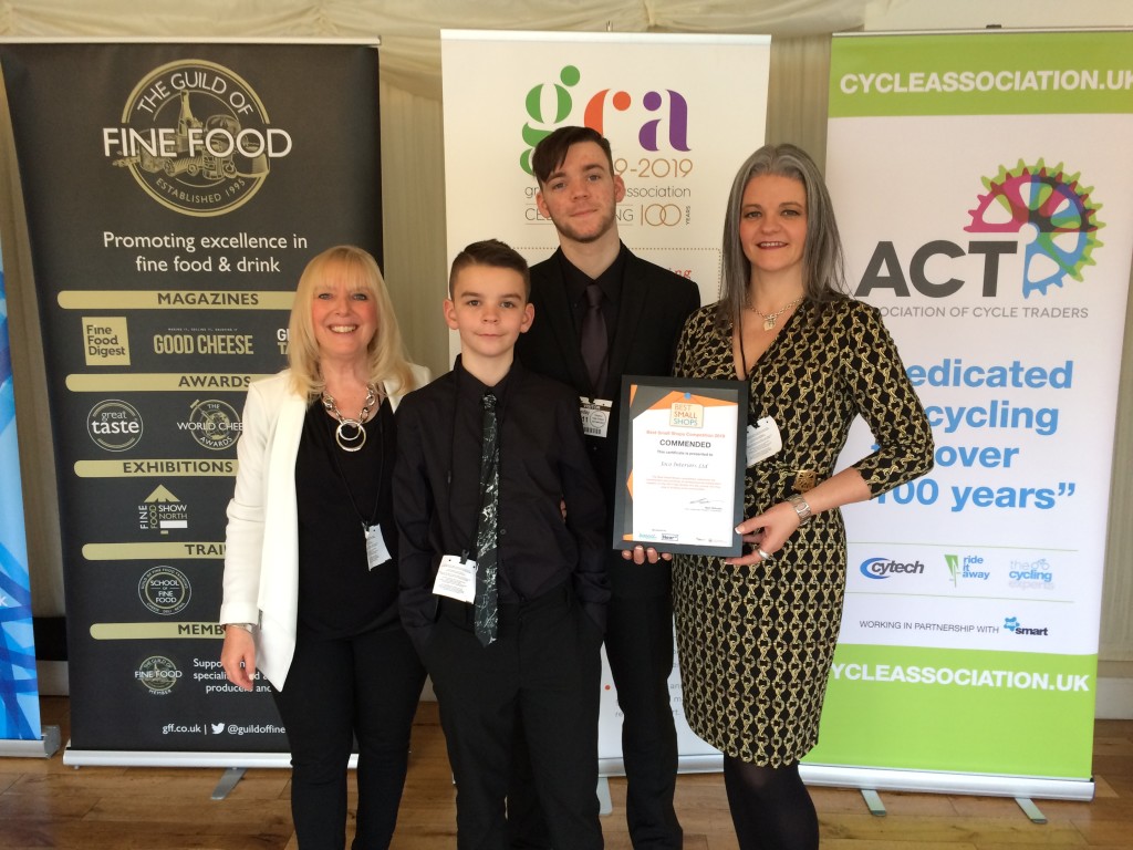 Above: Jo Williams, owner of Joco Interiors, brought her two sons, Cameron and Oliver, with her to the Awards. On the left is PG&H’s editor Sue Marks.