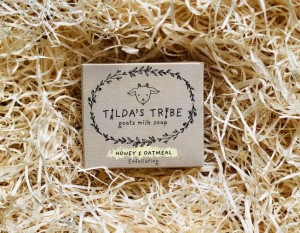 Above: Tilda’s Tribe goats milk soap.
