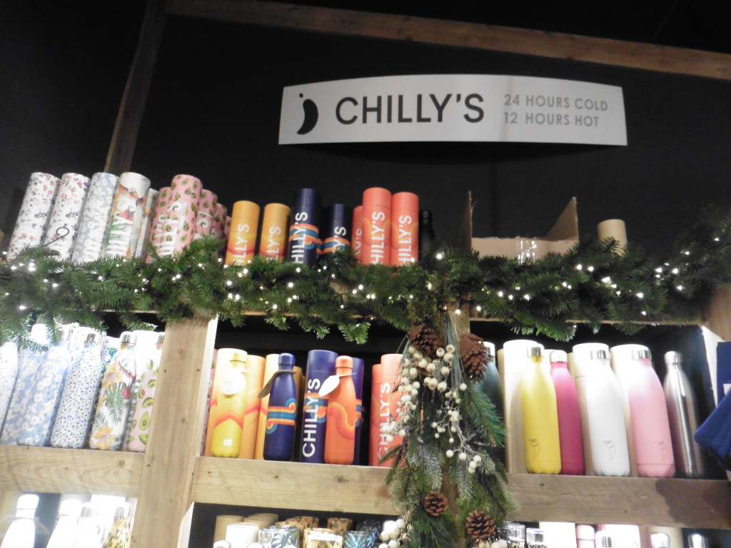 Above: A festive display at The Barn gift shop at The Hollies in Little Budworth.