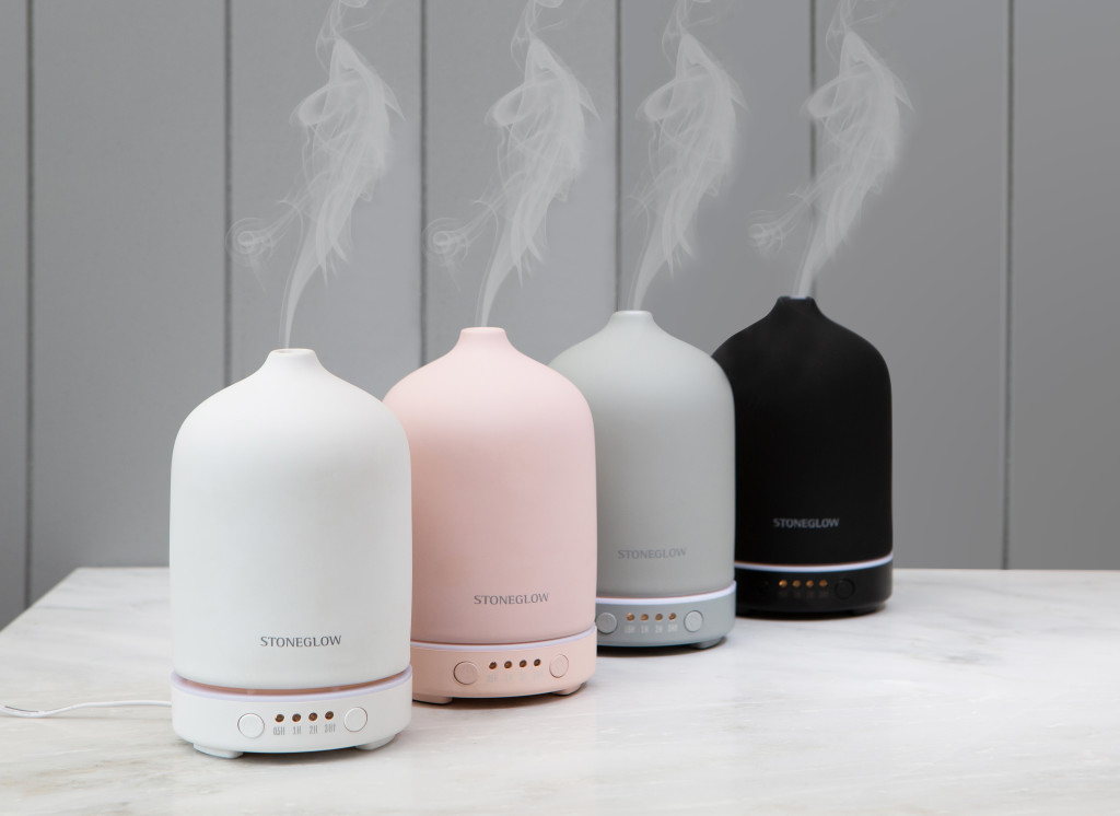 Above: Stoneglow’s new perfume mist diffuser will be showcased at the Spring trade shows.
