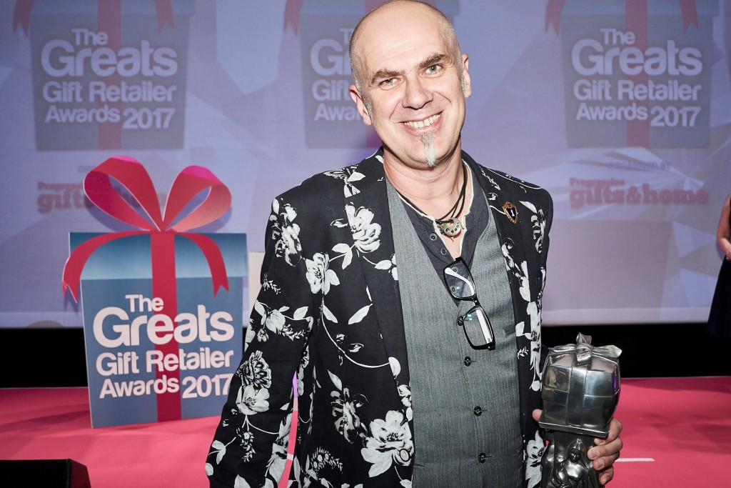 Above: David Hicks received The Greats 2017 Honorary Achievement Award.