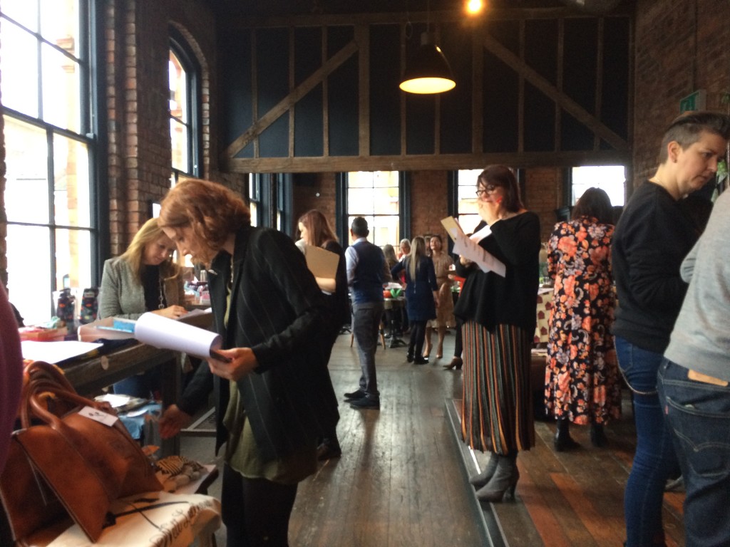 Above: The judges are shown browsing the shortlisted products.