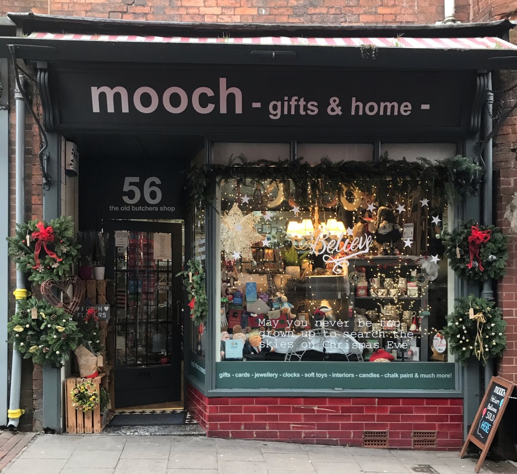 Above: Mooch Gifts & Home, Bewdley.