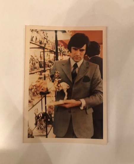 Above: Michael as a young sales rep in the ‘70s.