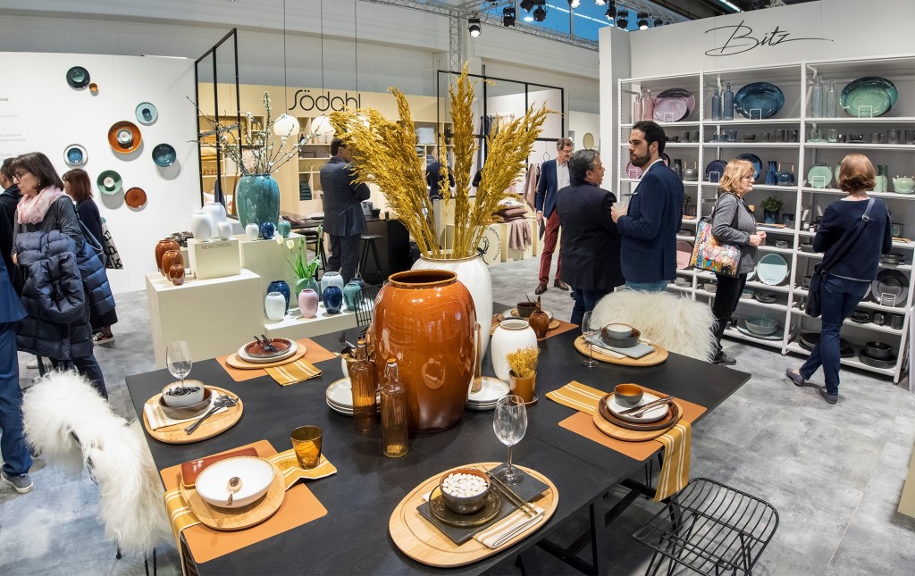 Above: Visitors are shown in Ambiente’s Dining section earlier this month.