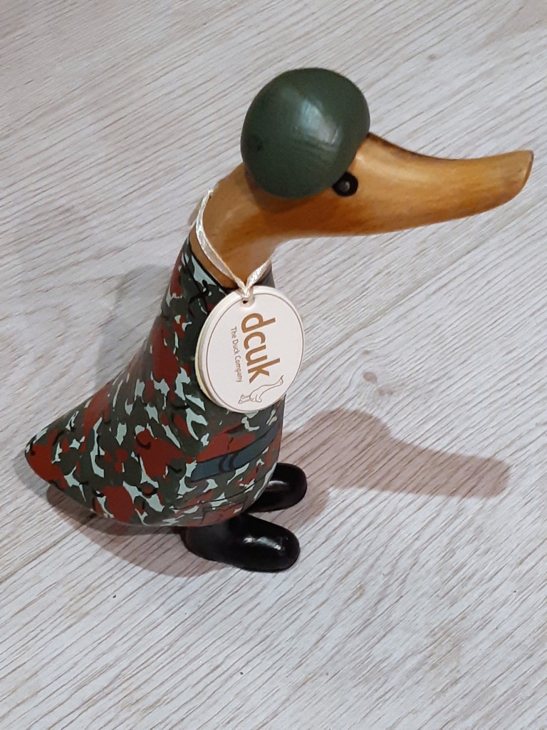 Above: A DCUK solider duck would be a fitting gift for Captain Tom.