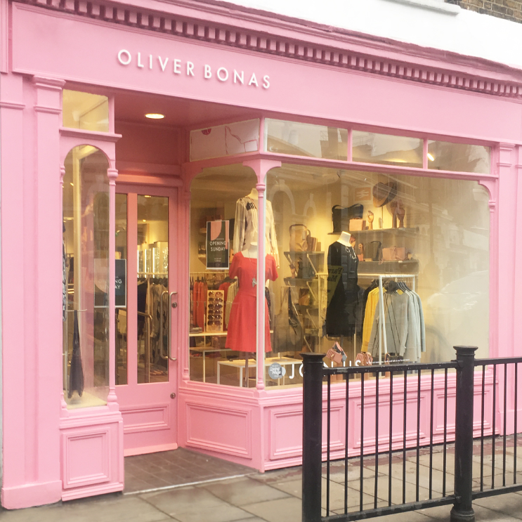 Above: Oliver Bonas is offering a discount to key workers. Shown is the Blackheath store in London.