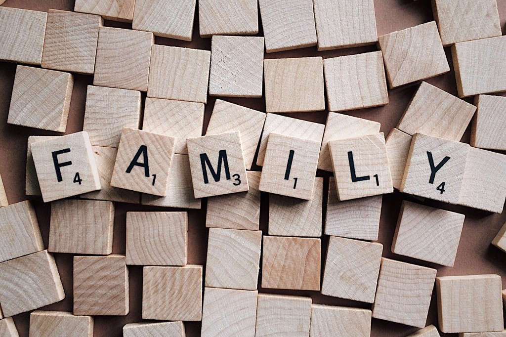Above: Families are turning to Scrabble during the coronavirus crisis.