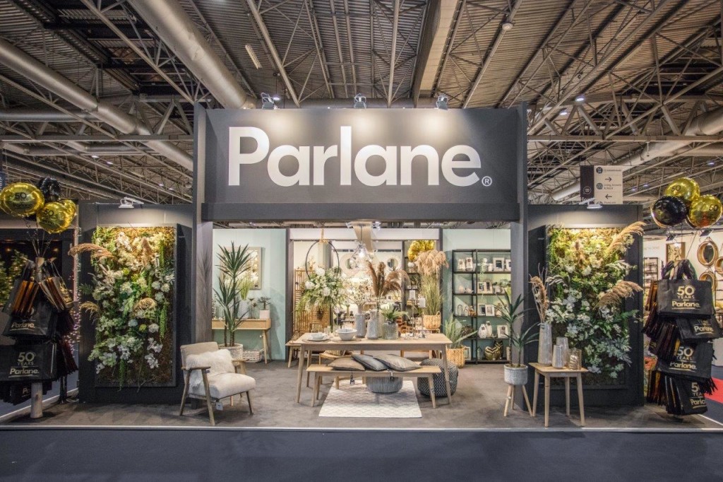 Above: The Parlane stand at Spring Fair 2020.