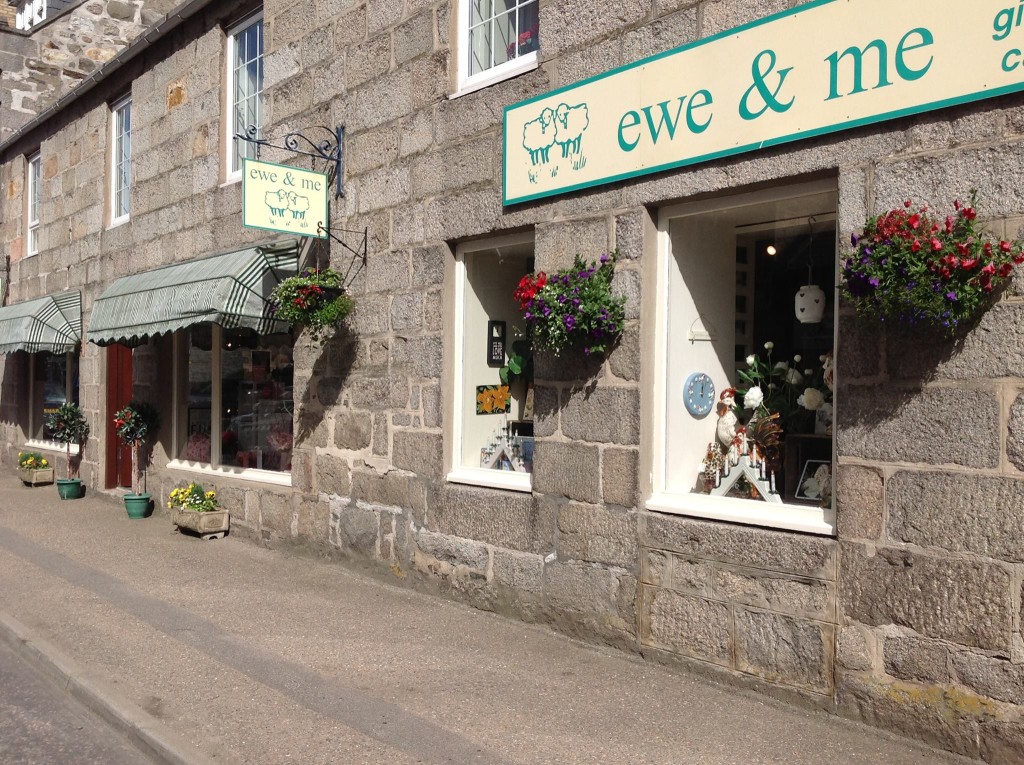 Above: Ewe and Me and Ewe too, Grantown on Spey.