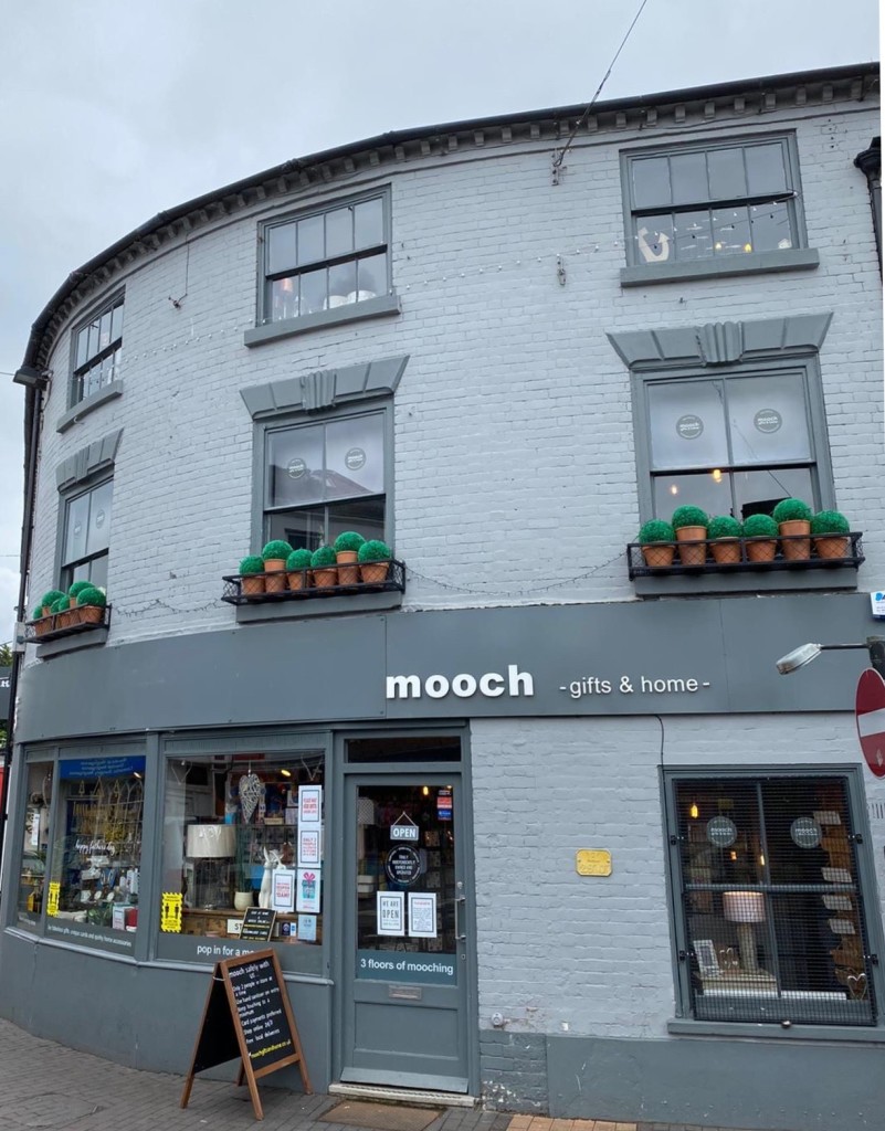 Above: Mooch Gifts & Home in Stourport on Severn.