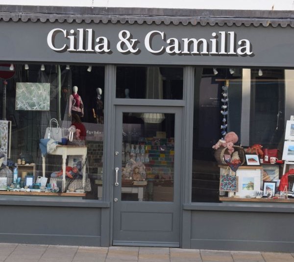 Above: Cilla and Camilla Clothes in Bridport.